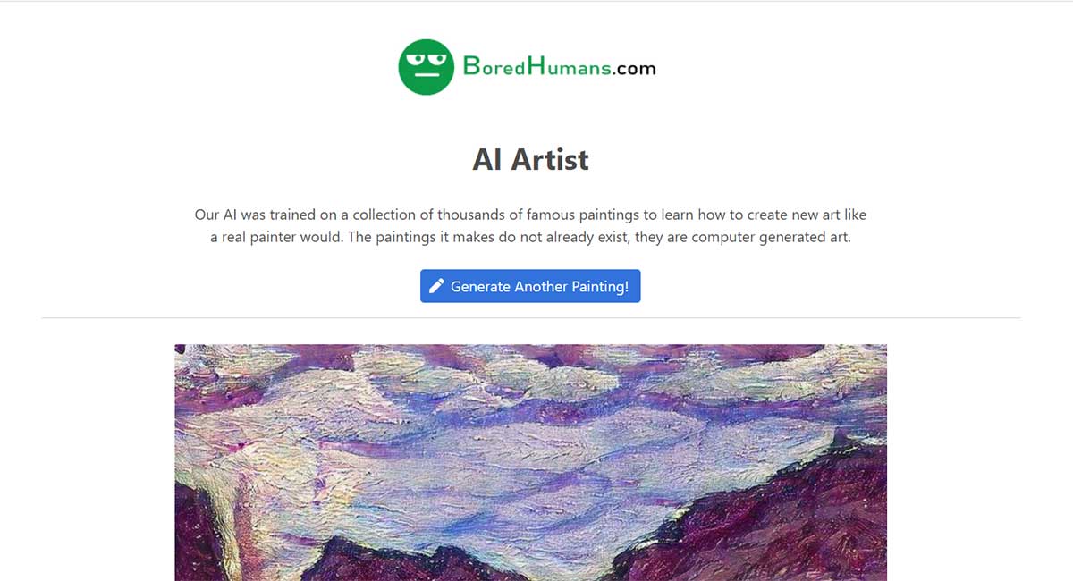 01 AI Artist BoredHuman immagini personalizzate