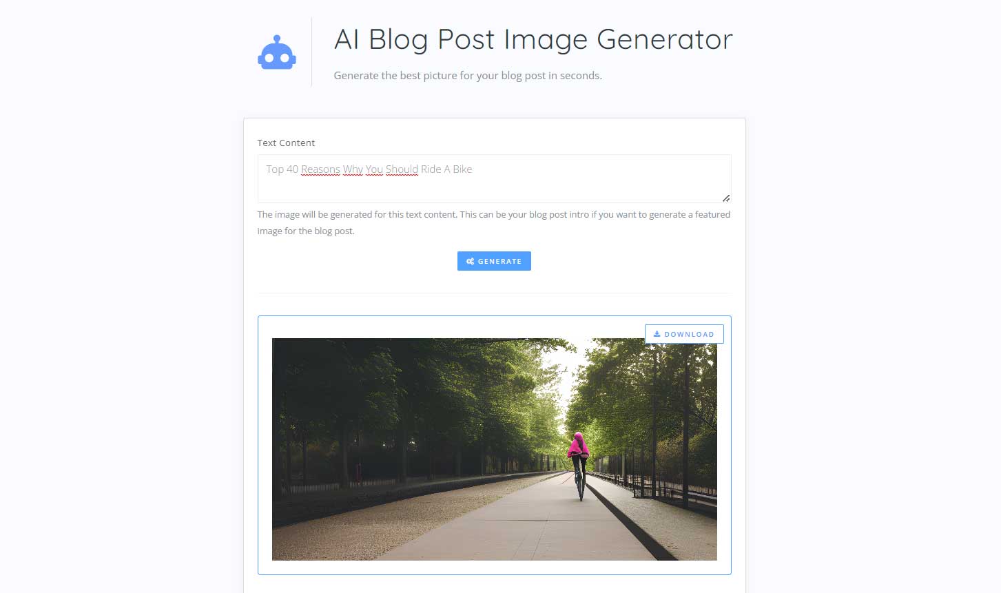 AI-blog-Post-Image-generator