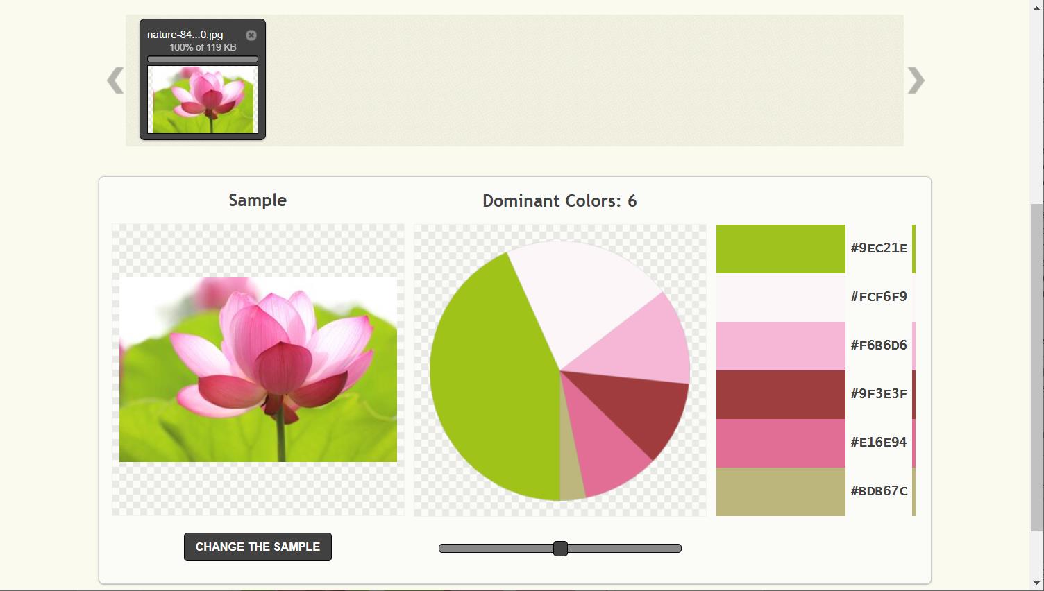 palette generator - palette colori on line