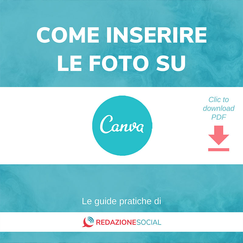 01 Copertina come inserire una foto in Canva