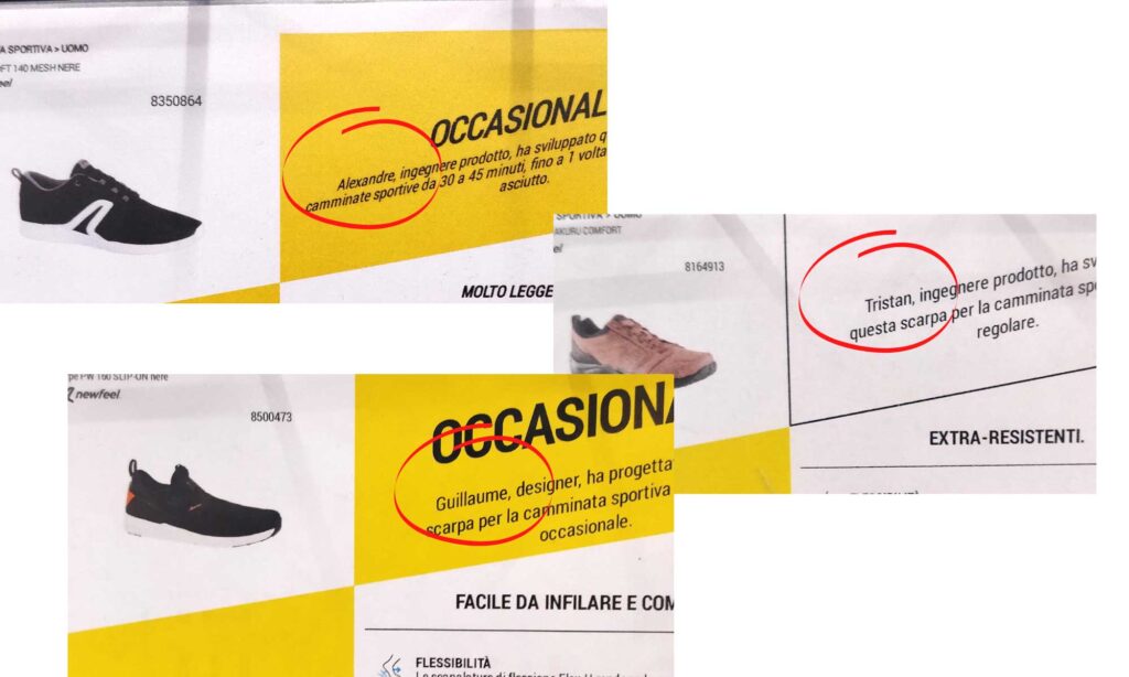 Decathlon ingegneri e designer