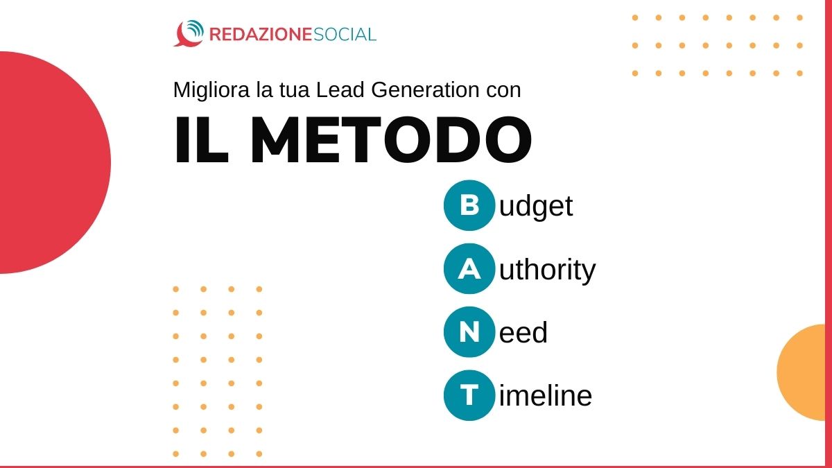 Header metodo bant - lead generation